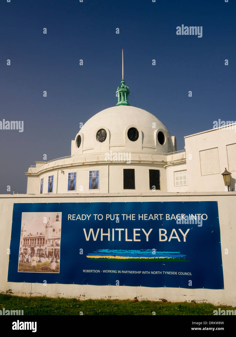 The domed Spanish City building, Whitley Bay. North Tynside Stock Photo