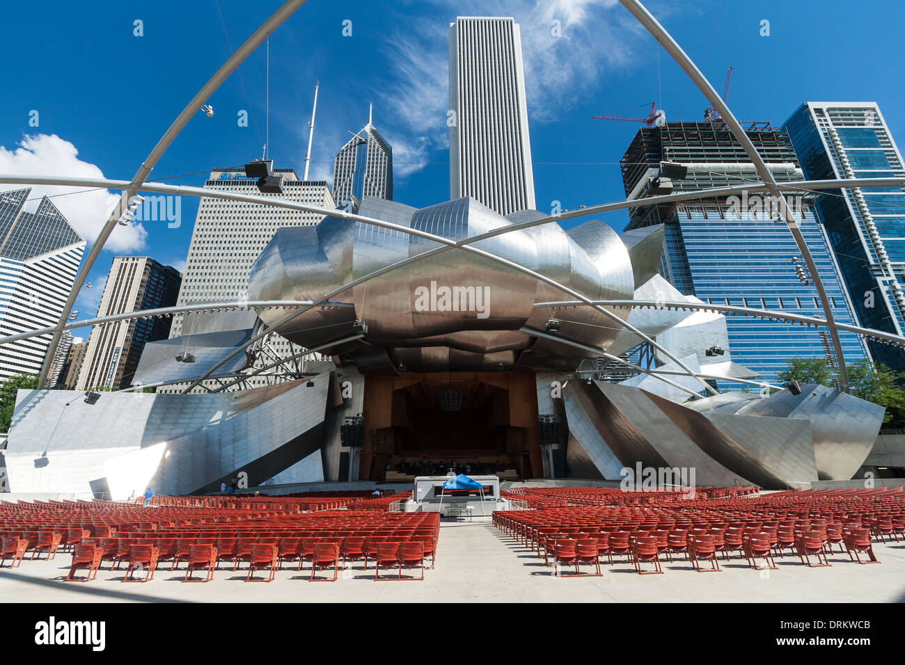 Chicago, Illinois Concert Arena Stock Photo