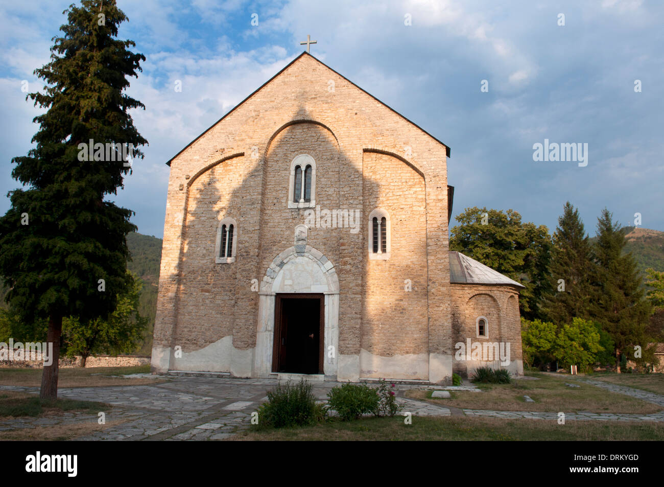 The Virgin's Church, Studenica Monastery, Kraljevo, Serbia Stock Photo