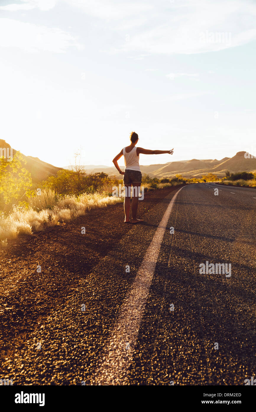Hitchhiking australia hires stock photography and images Alamy