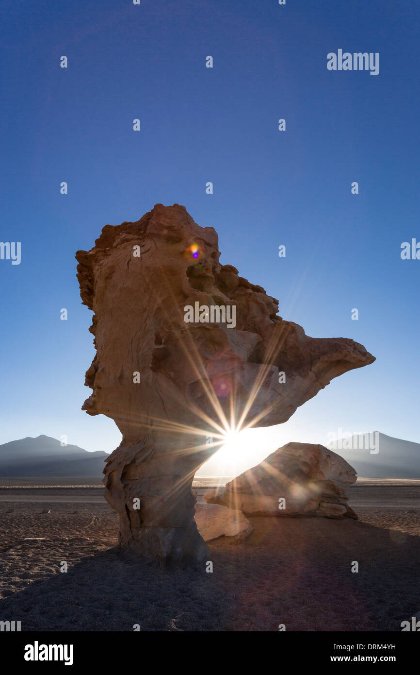South America, Bolivia, Atacama Desert, Altiplano, Siloli Desert, rock ...