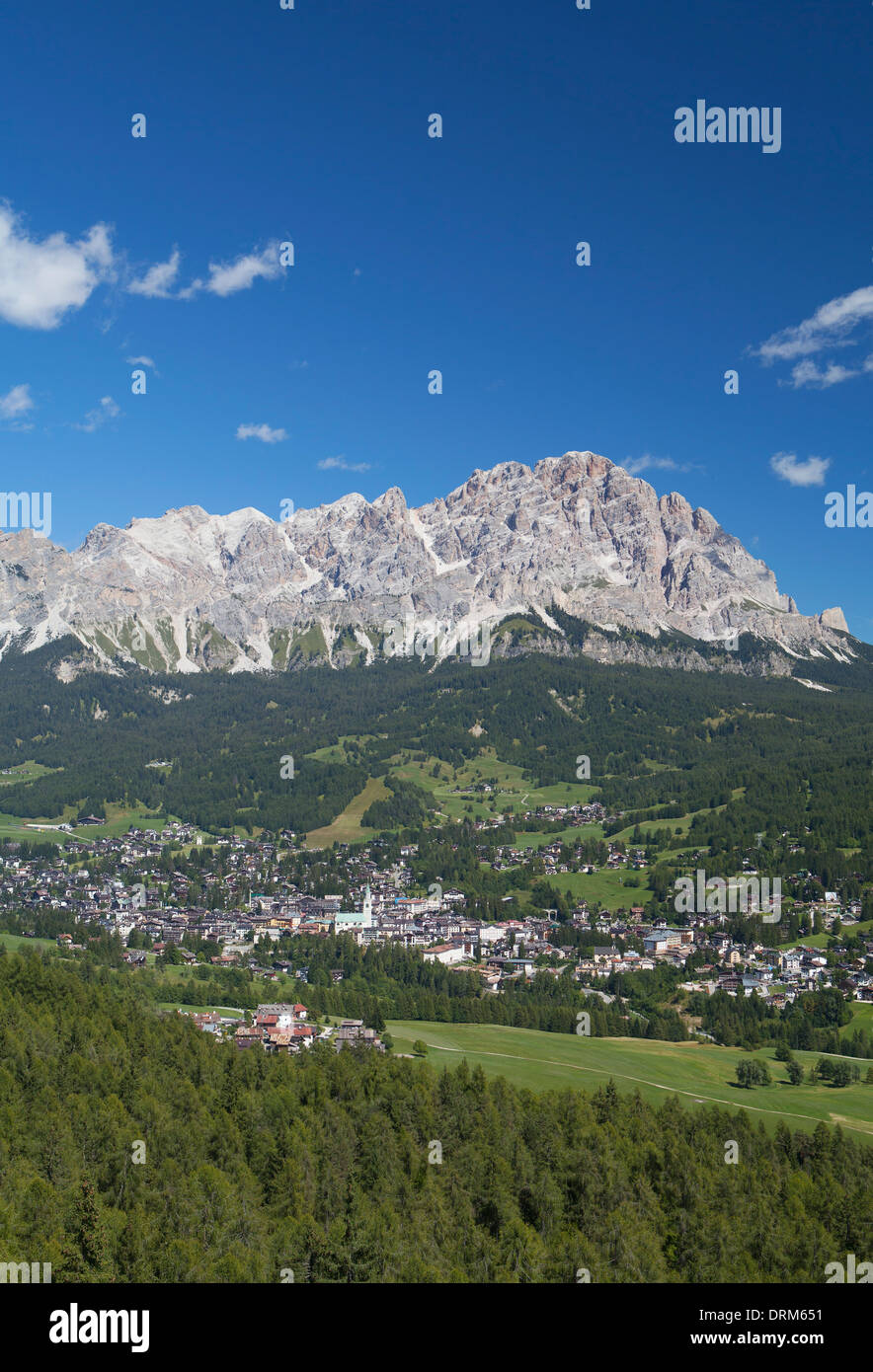 Italy, Veneto, Dolomites and Cortina d'Ampezzo Stock Photo