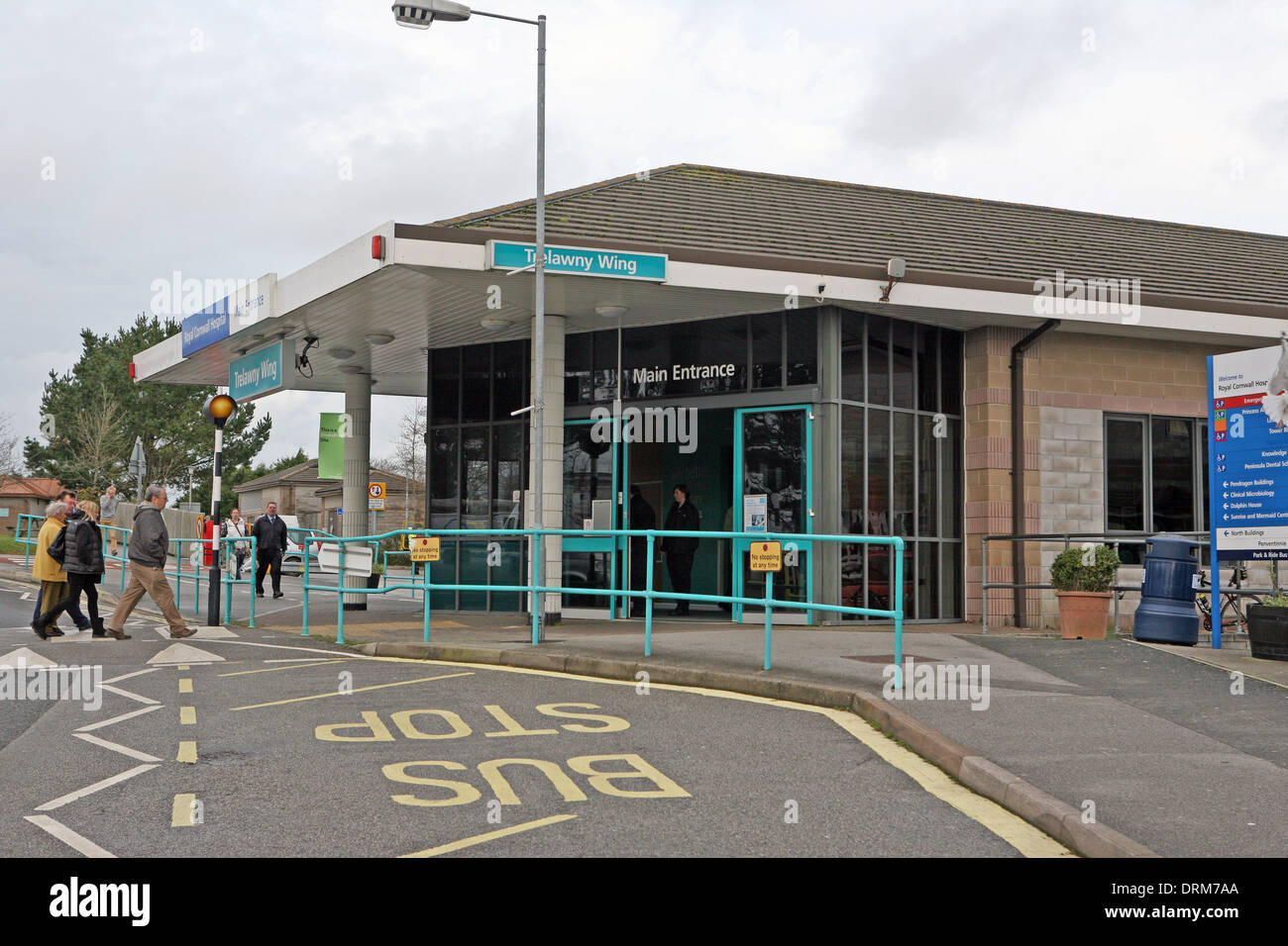 Royal Cornwall Hospital (Treliske) Stock Photo