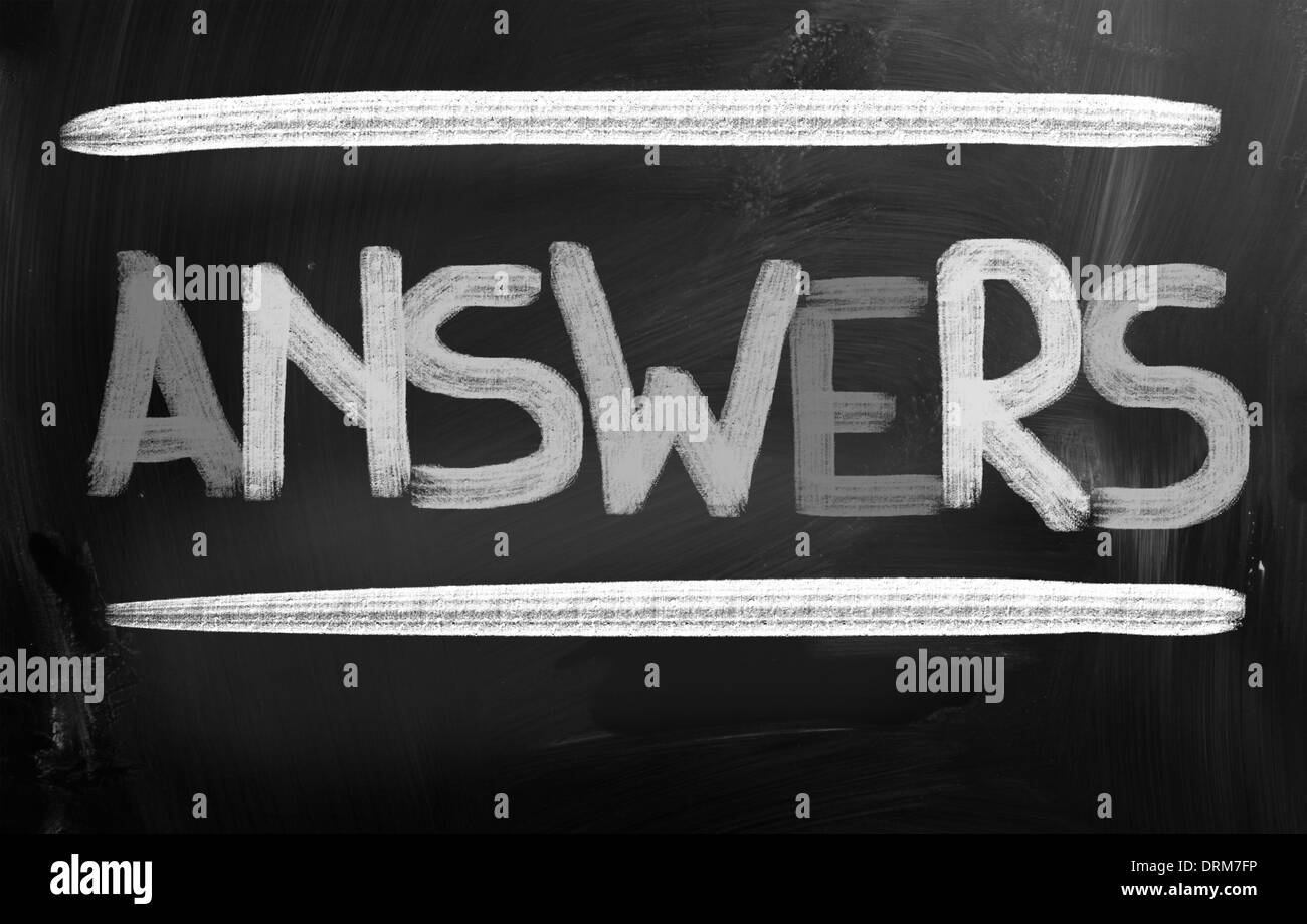 White Answer Analyze answer Black and White Stock Photos & Images - Alamy