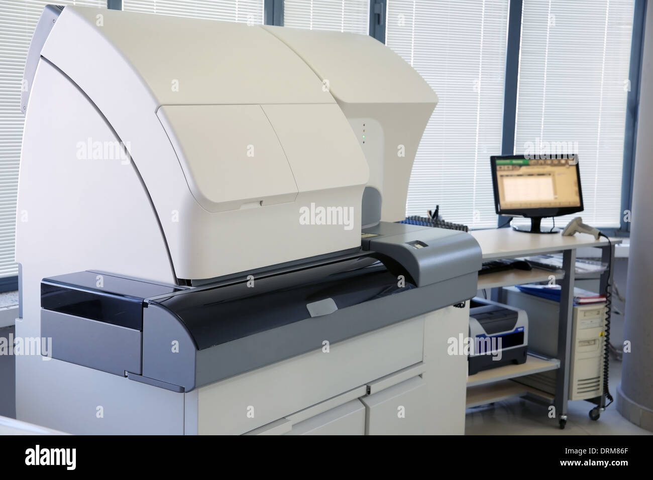 Testing blood samples in laboratory Stock Photo Alamy