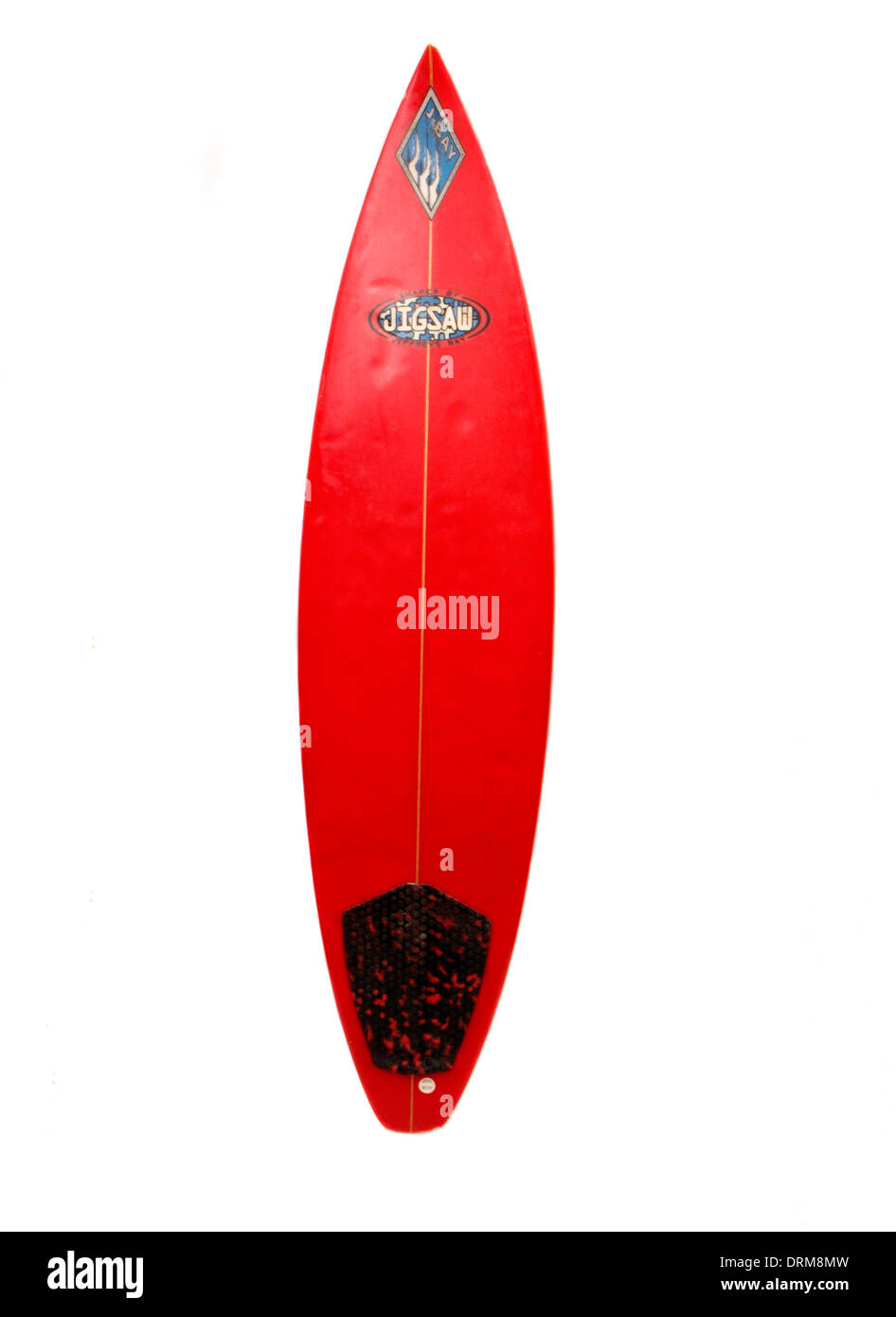 Red surfboard Stock Photo