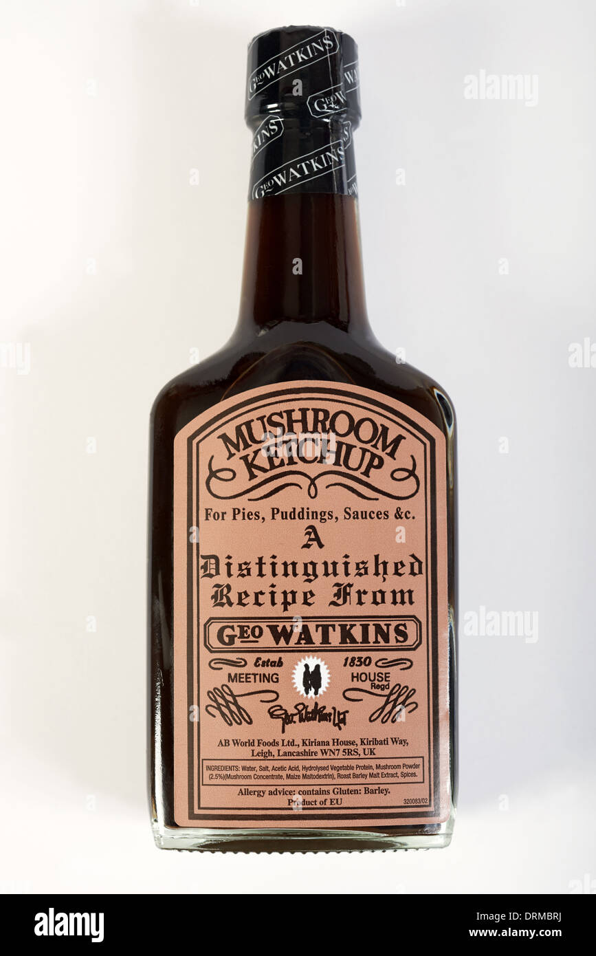 Geo Watkins mushroom ketchup Stock Photo Alamy