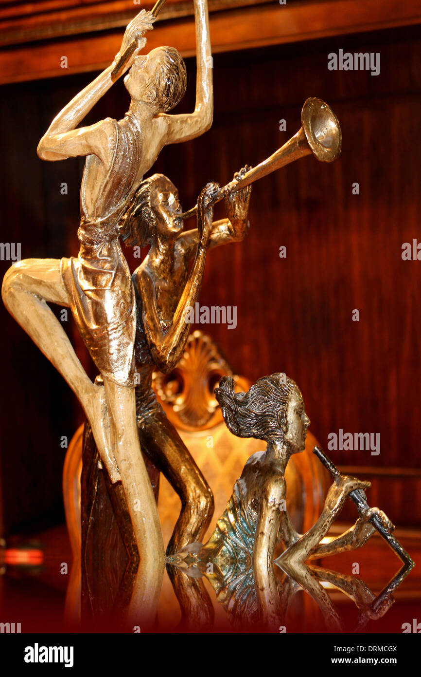 Statue of musicians Stock Photo Alamy