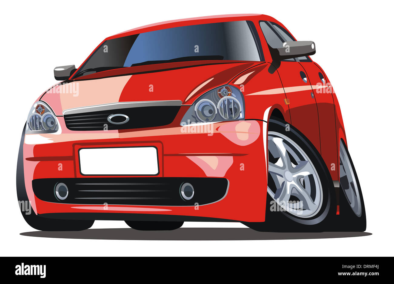 modern cartoon car Stock Photo Alamy