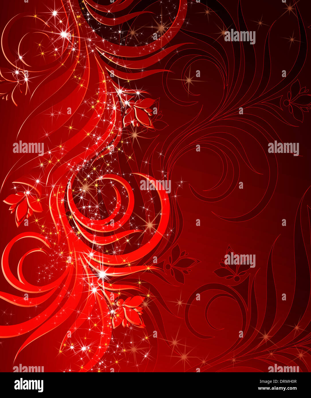 Christmas red background Stock Photo - Alamy