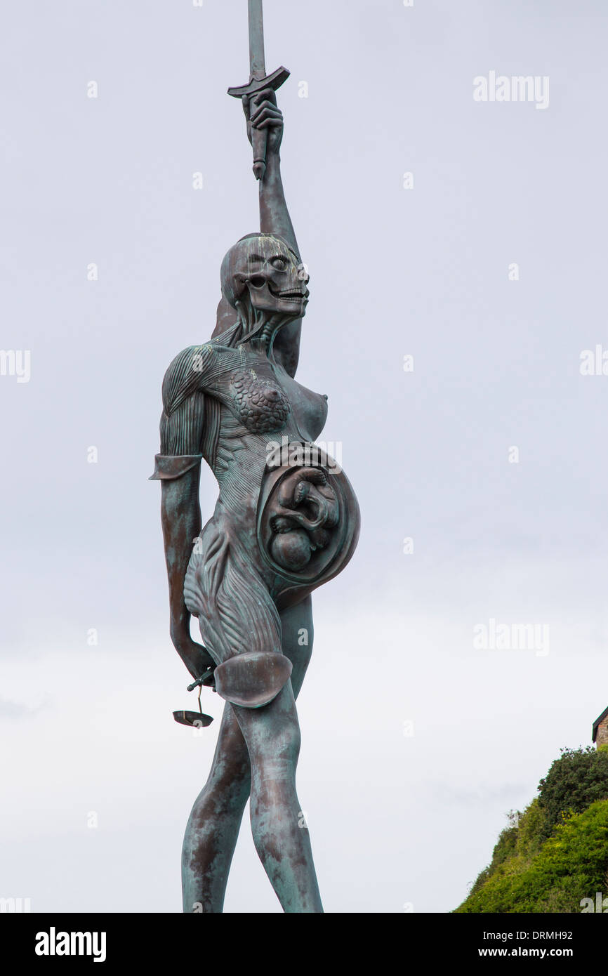 Damien Hirst Verity statue Stock Photo Alamy