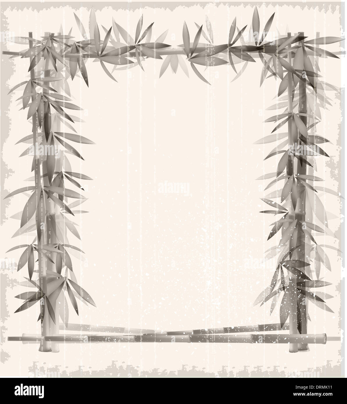 vintage bamboo frame Stock Photo Alamy