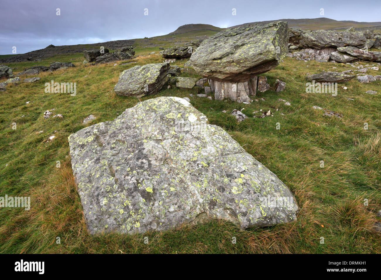 The Norber Erratics Rock Formations, Norber Dale Near The Village Of ...