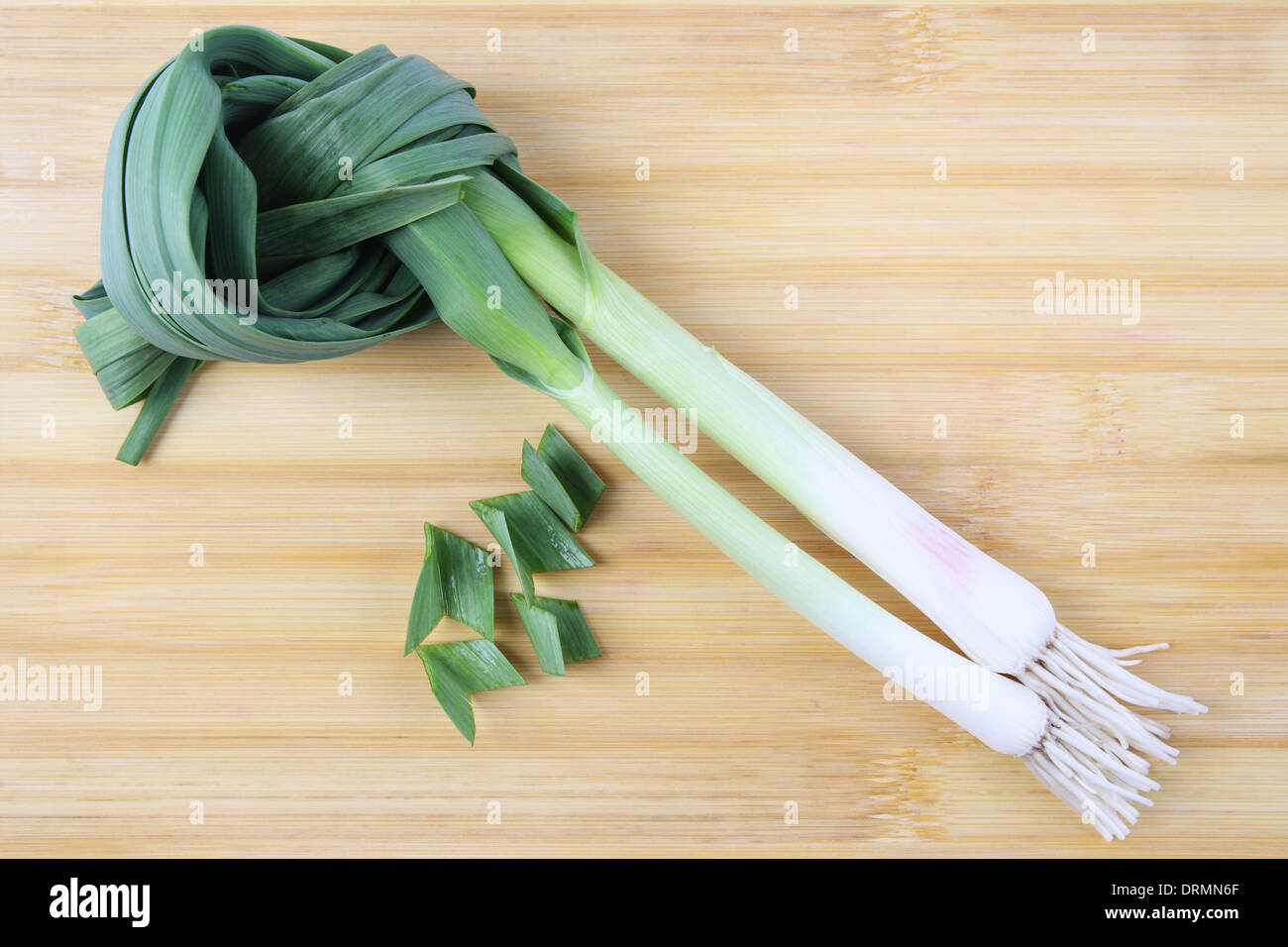 green garlic sprouts Stock Photo Alamy