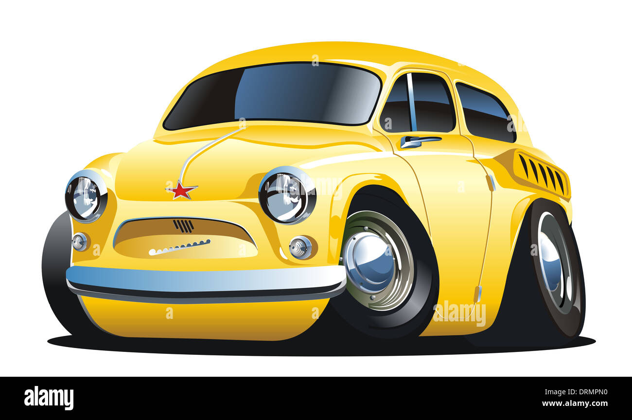 Cartoon retro auto hot rod hires stock photography and images Alamy