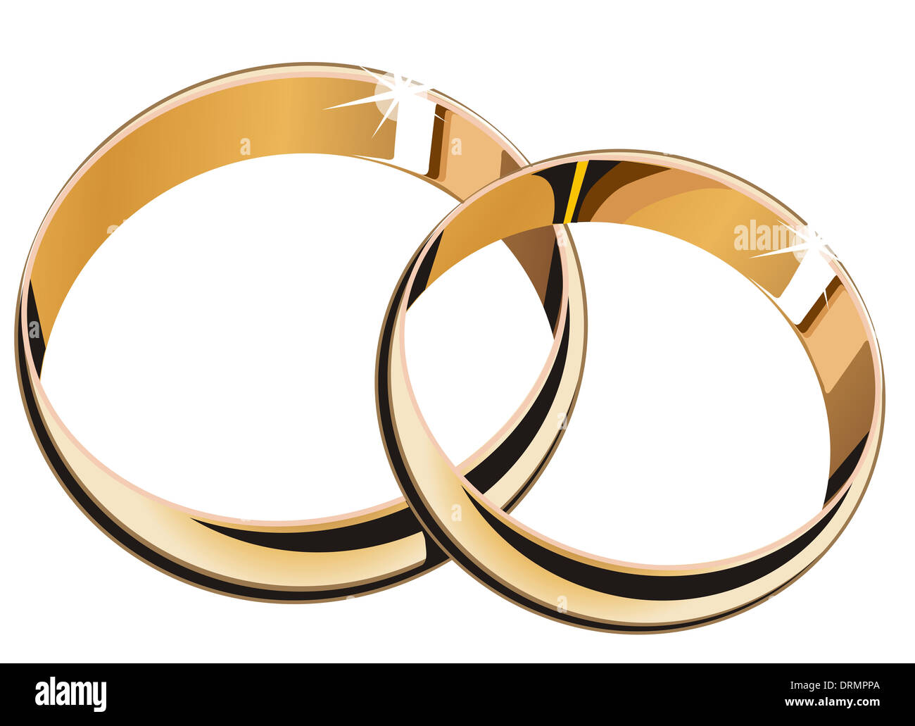 wedding rings Stock Photo