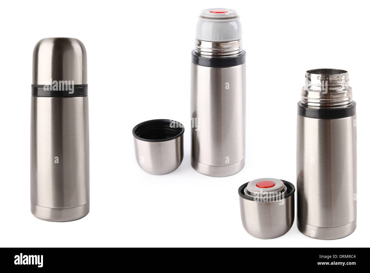 vacuum thermos bottle Stock Photo