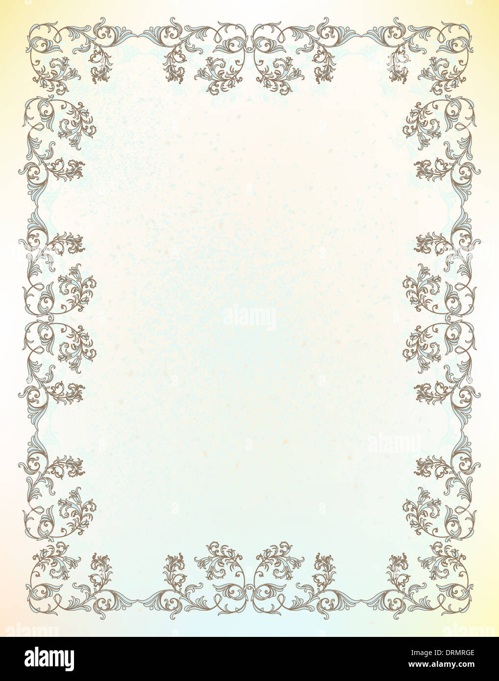 floral frame Stock Photo