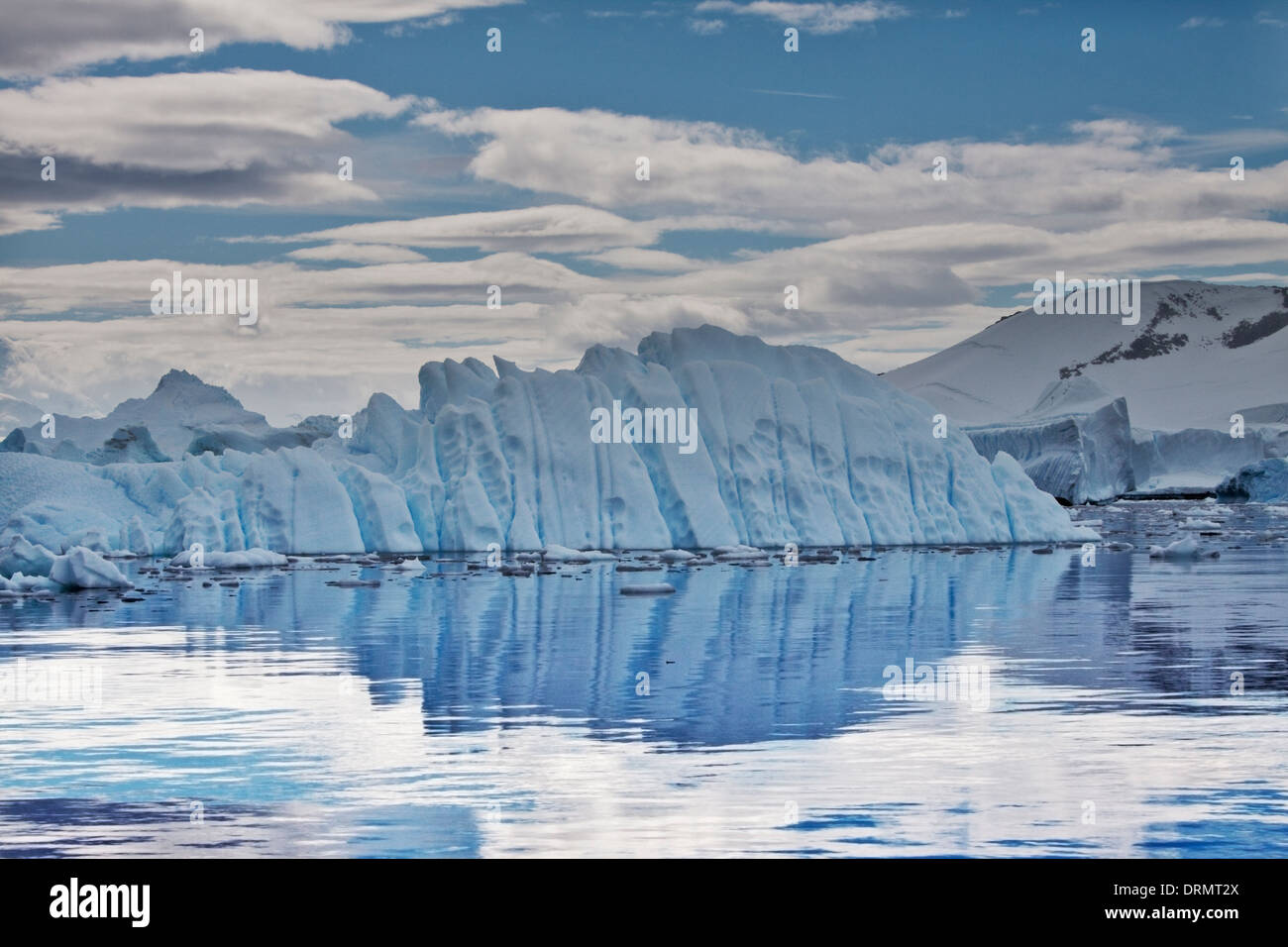 Iceberg, Pleaneau Island/Lemaire Channel, Antarctic Peninsula Stock Photo