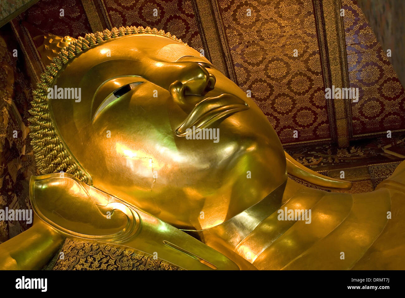 Reclining Buddha Stock Photo