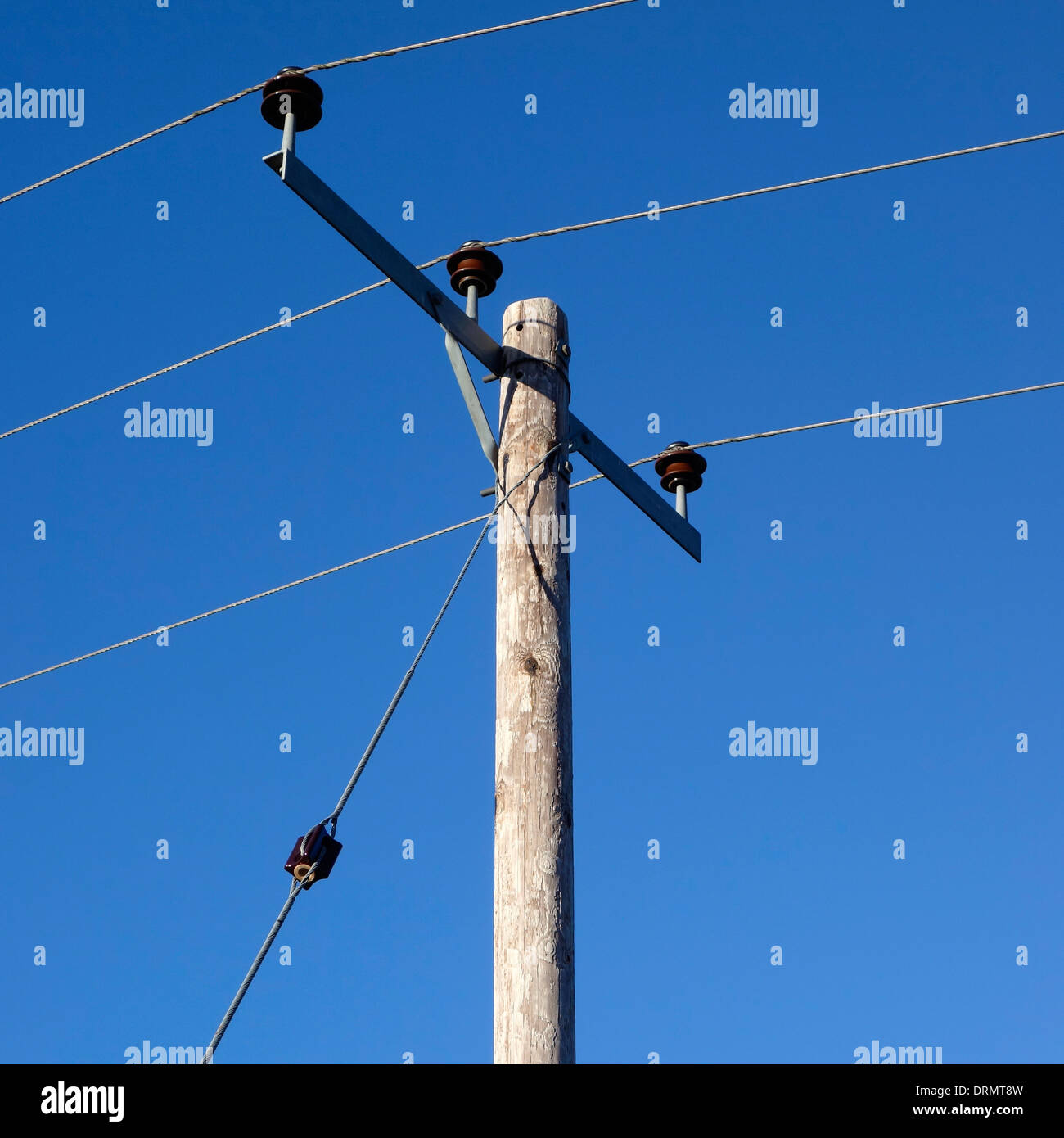 Telegraph Poles and Wires, UK Stock Photo Alamy