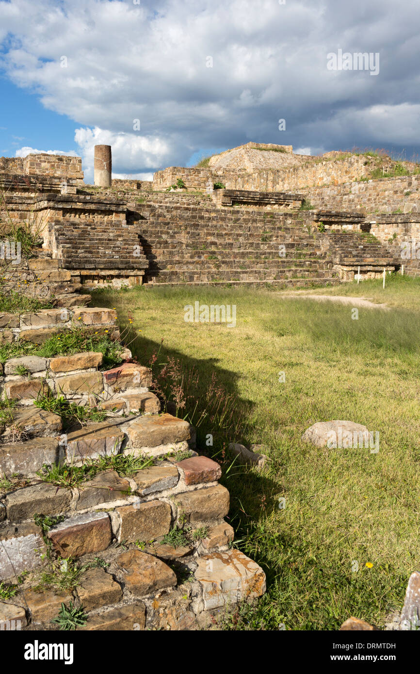 Monte Alban. Zapotec Art. North Platform Stock Photo - Alamy