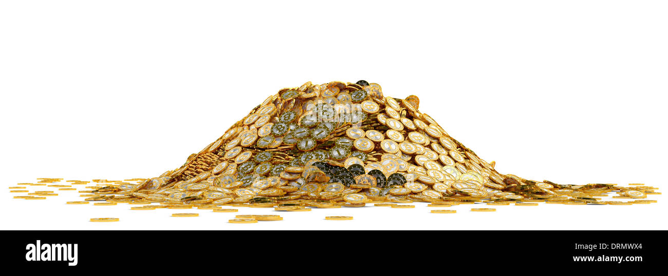 Big pile of coins illustration hi-res stock photography and images - Alamy