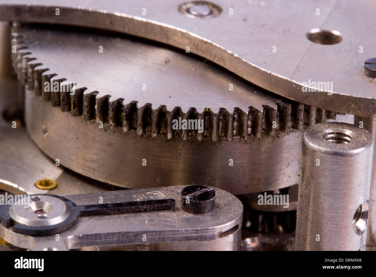 Details of a wrist watch close up Stock Photo
