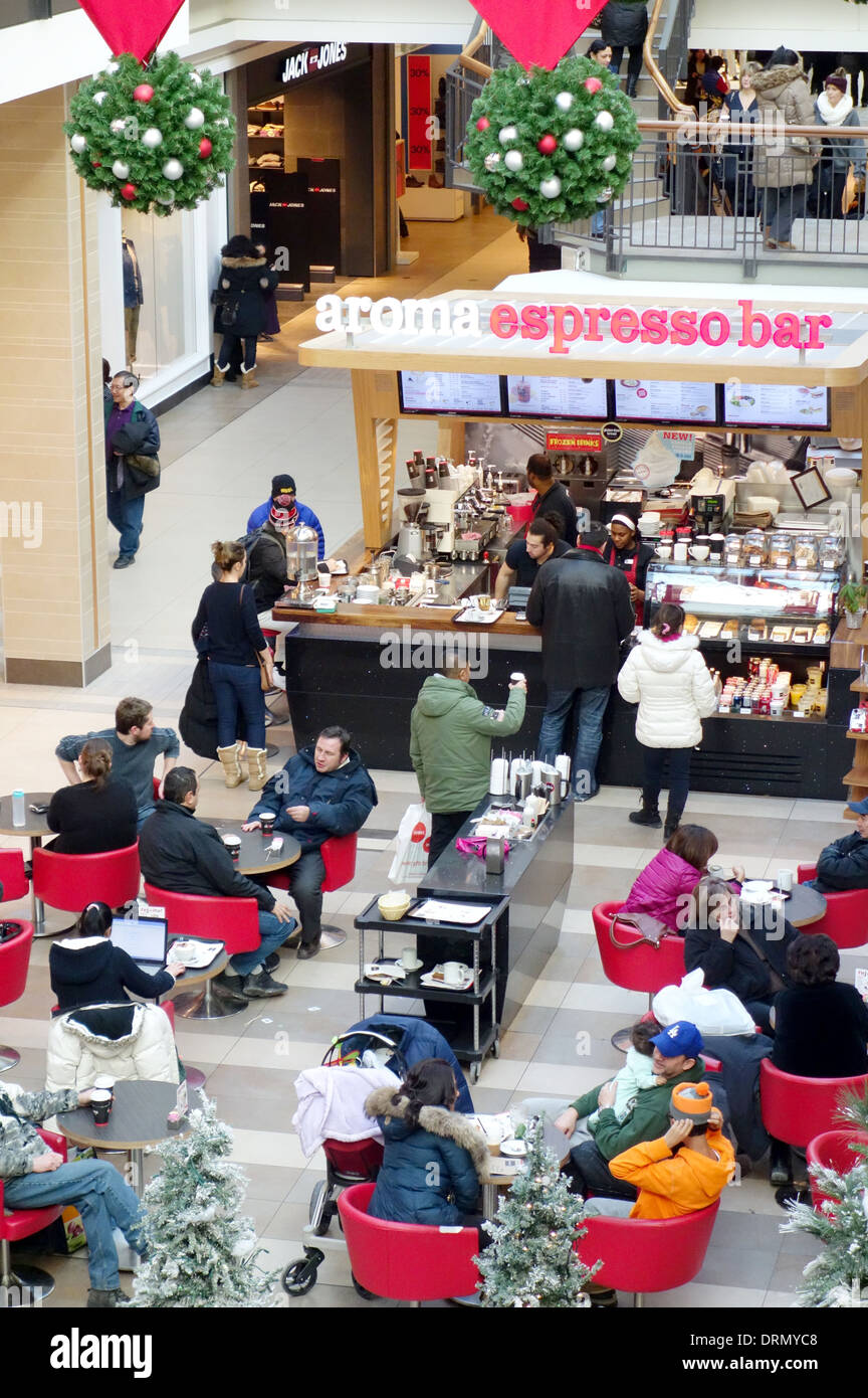 Fairview Mall food court in Toronto, Canada Stock Photo