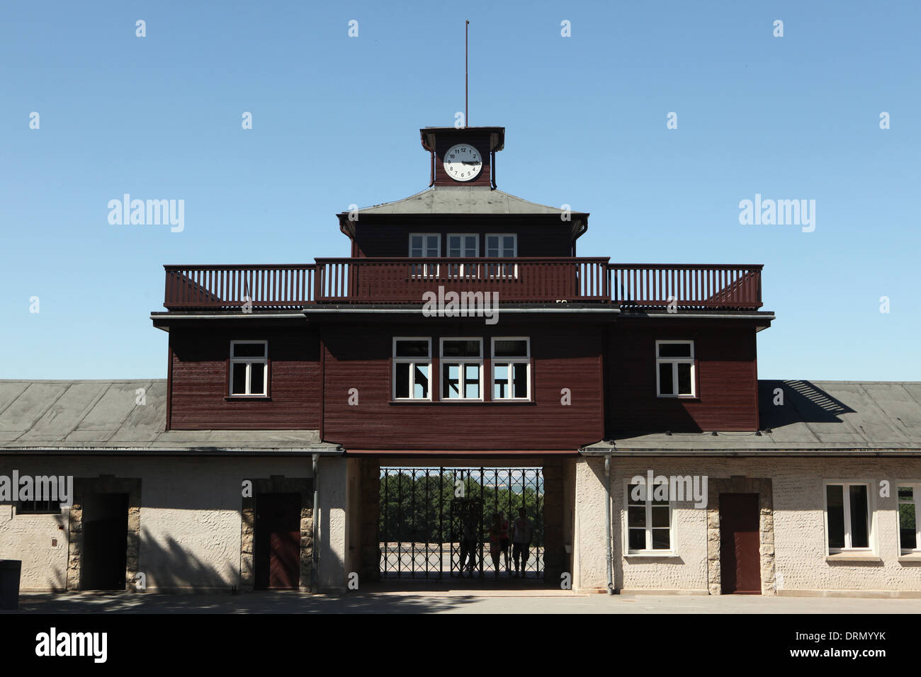 Main gate of Buchenwald concentration camp near Weimar, Germany Stock Photo  - Alamy, image size:1300x956