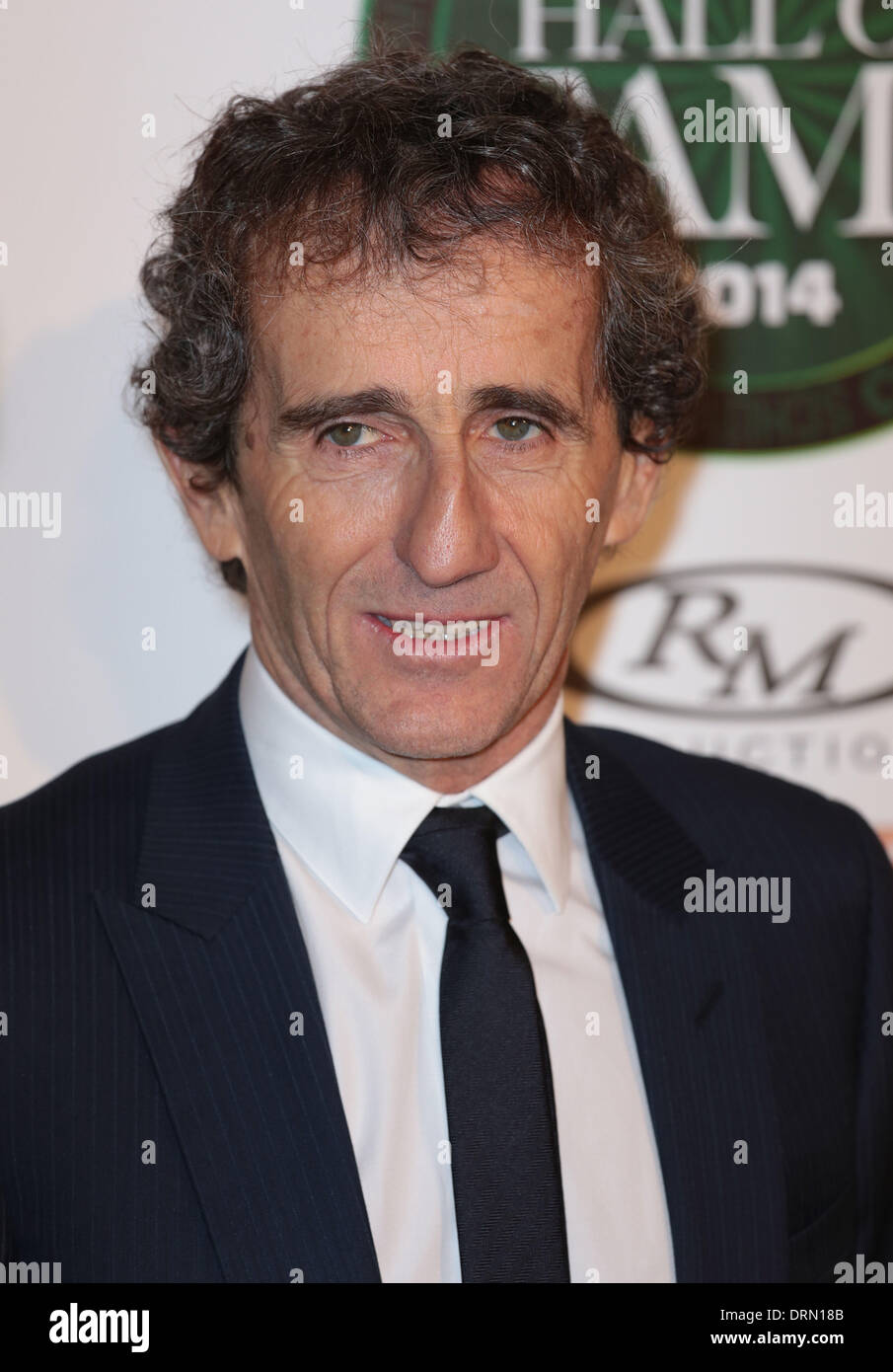 London, UK, 29th January 2014 Four-time Formula One Drivers' Champion, Alain Prost, attends MotorSport Magazine Hall of Fame award ceremony at The Royal Opera House, Covent Garden, London, UK Credit:  MRP/Alamy Live News Stock Photo