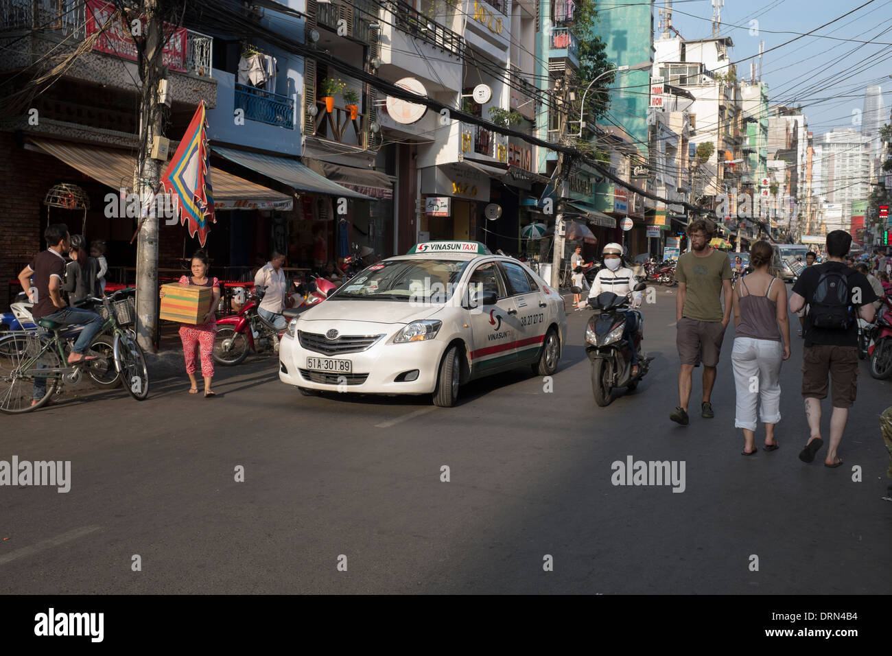Bui Vien Street Phạm Ngũ Lão Distrcit Ho Chi Minh City Stock Photo - Alamy