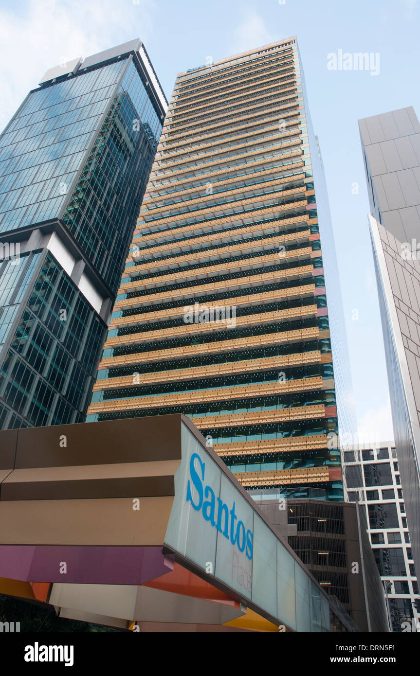 Santos Building, North Quay, Brisbane Stock Photo Alamy