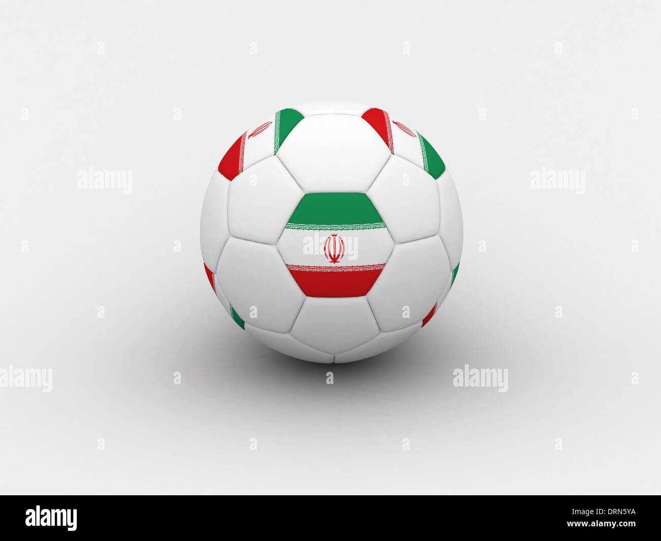 Iran soccer ball Stock Photo - Alamy