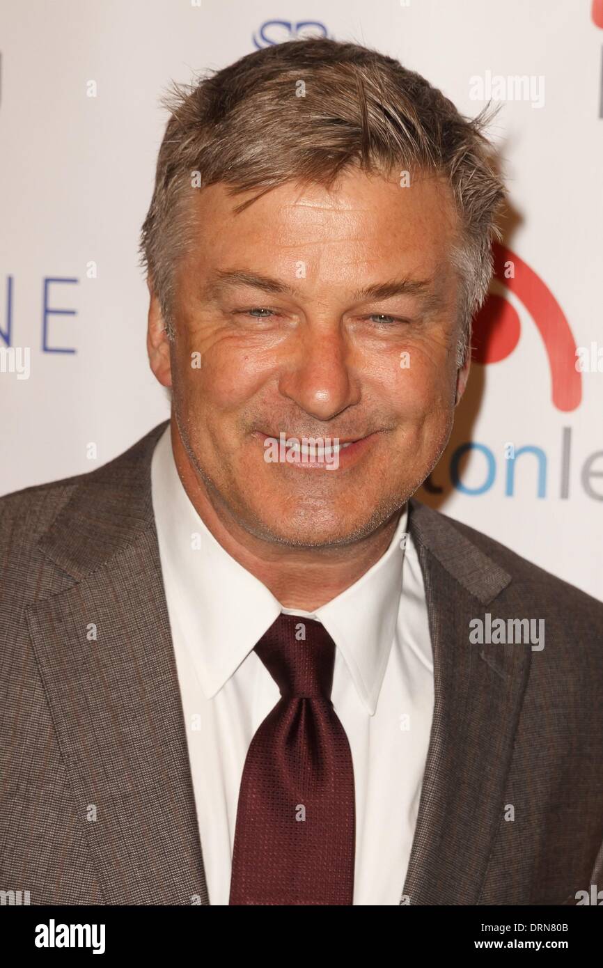 New York, NY, USA. 29th Jan, 2014. Alec Baldwin at arrivals for Bent On