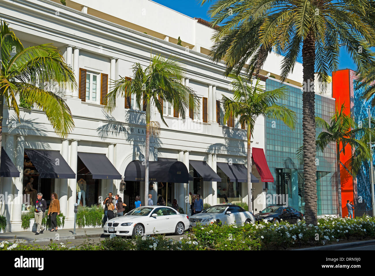 Exclusive luxury shops on Rodeo Drive Beverly Hills LA California USA Stock  Photo - Alamy