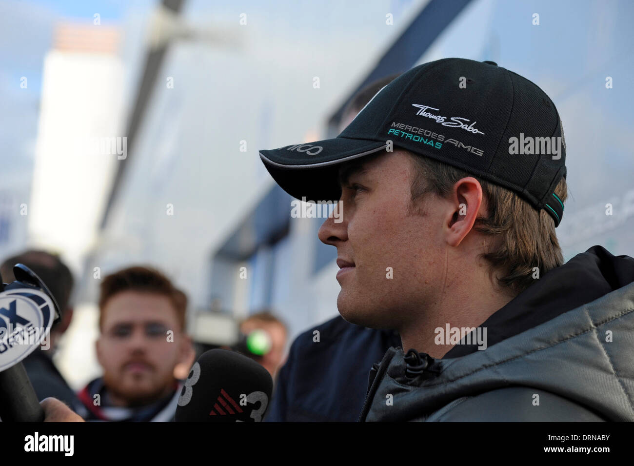 Circuito de Velocidad, Jerez de La Frontera, Spain. 29th January 2014.  Formula One Testing Sessions Jan 28th - 31st 2014 ---Nico Rosberg (GER), Mercedes Credit:  kolvenbach/Alamy Live News Stock Photo