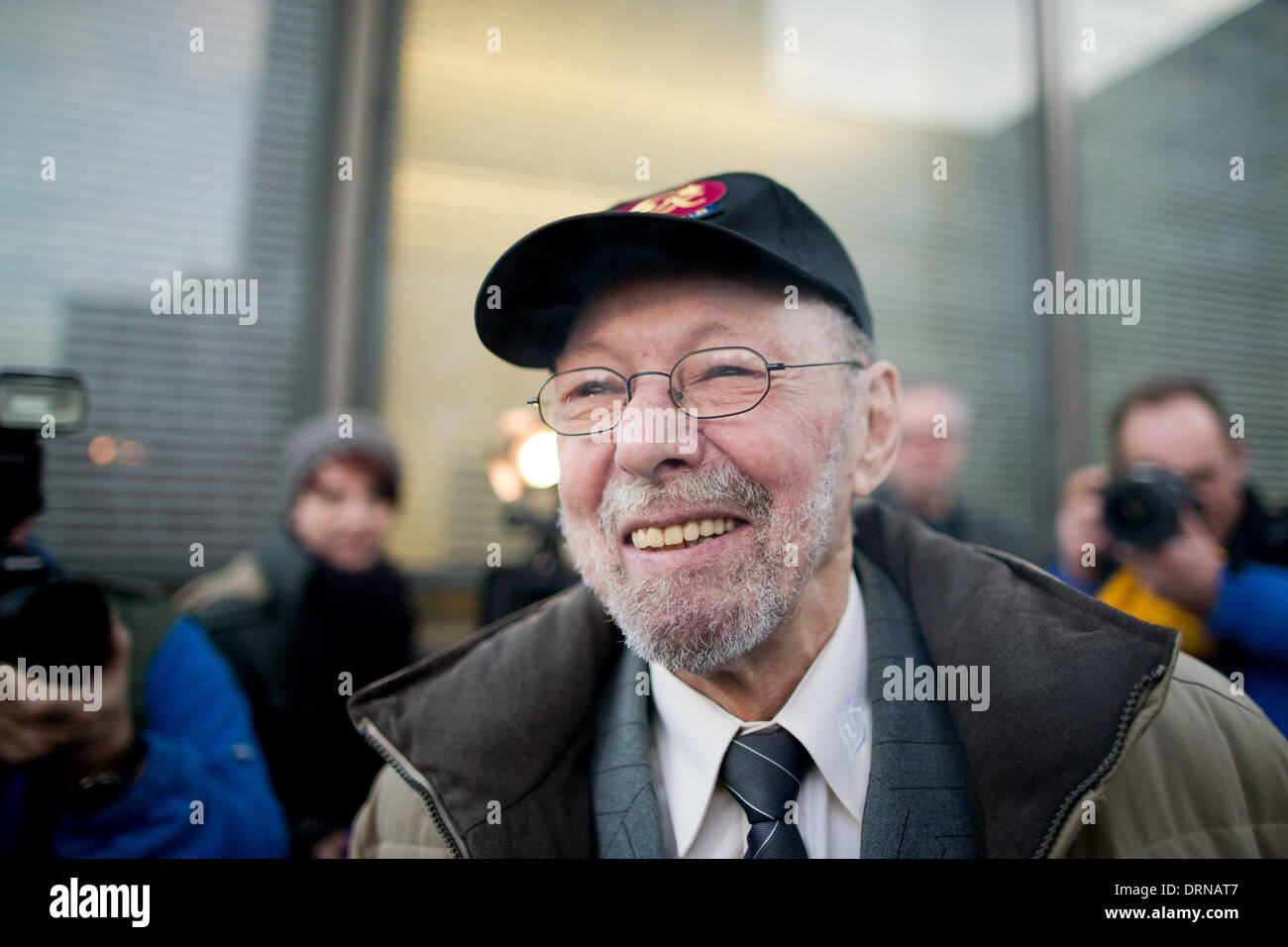 Duesseldorf Germany 30th Jan 14 Friedhelm Adolfs Smiles In Stock Photo Alamy