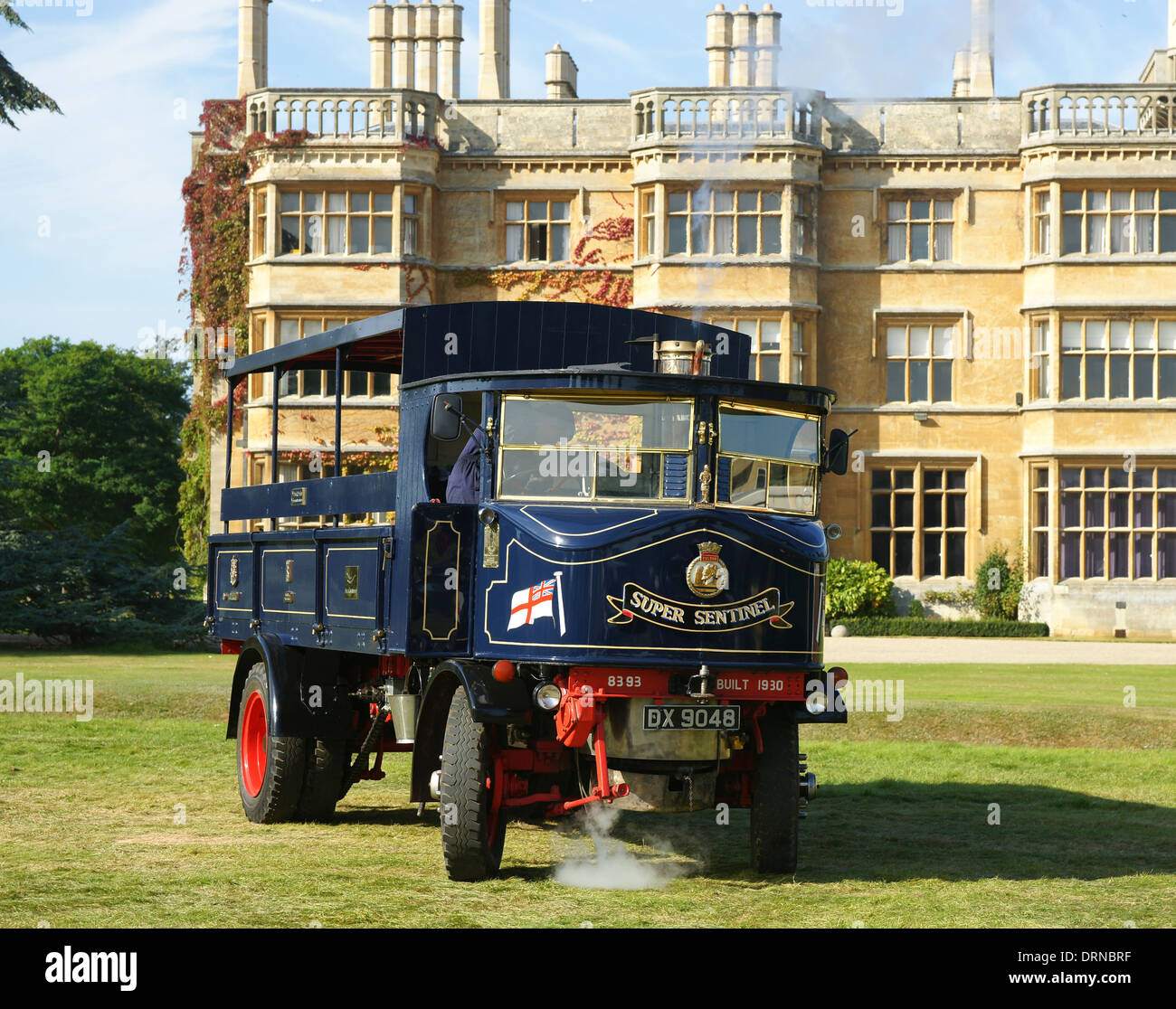 1930 Super Sentinel steam lorry 8393 DX9048 'HMS Sultan' Stock Photo