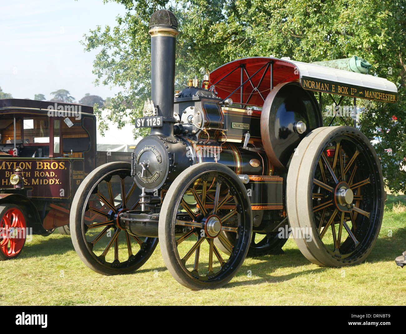 John Fowler steam road Kitchener SY1125 Stock Photo Alamy