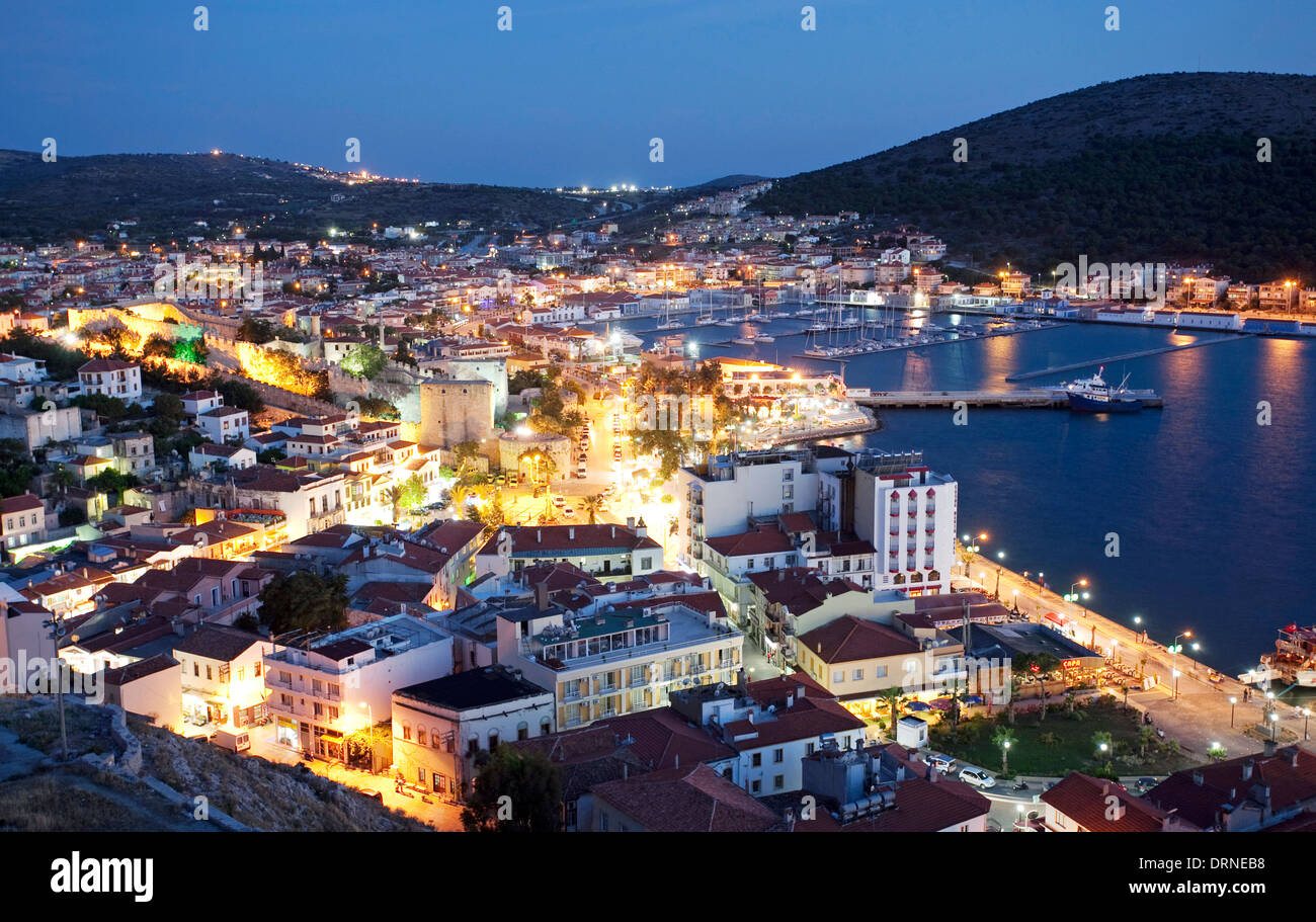 Scenic view of Çeşme Turkey Stock Photo