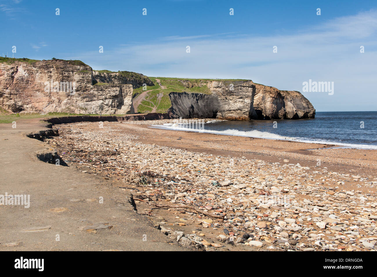 Noses Point on Forge Beach, Seaham, County Durham, England Stock Photo