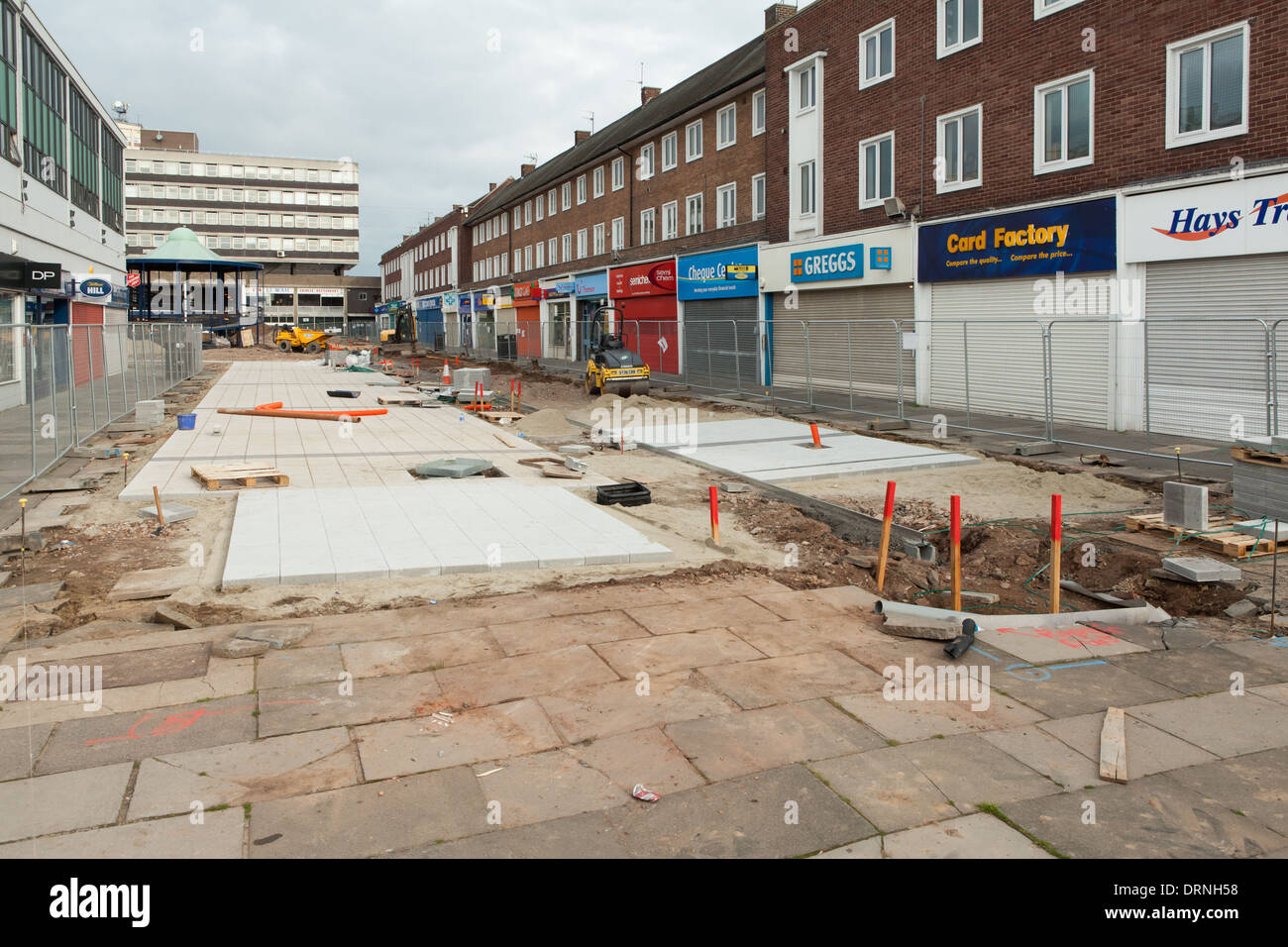 Billingham Town Centre Regeneration, Cleveland, England Stock Photo Alamy