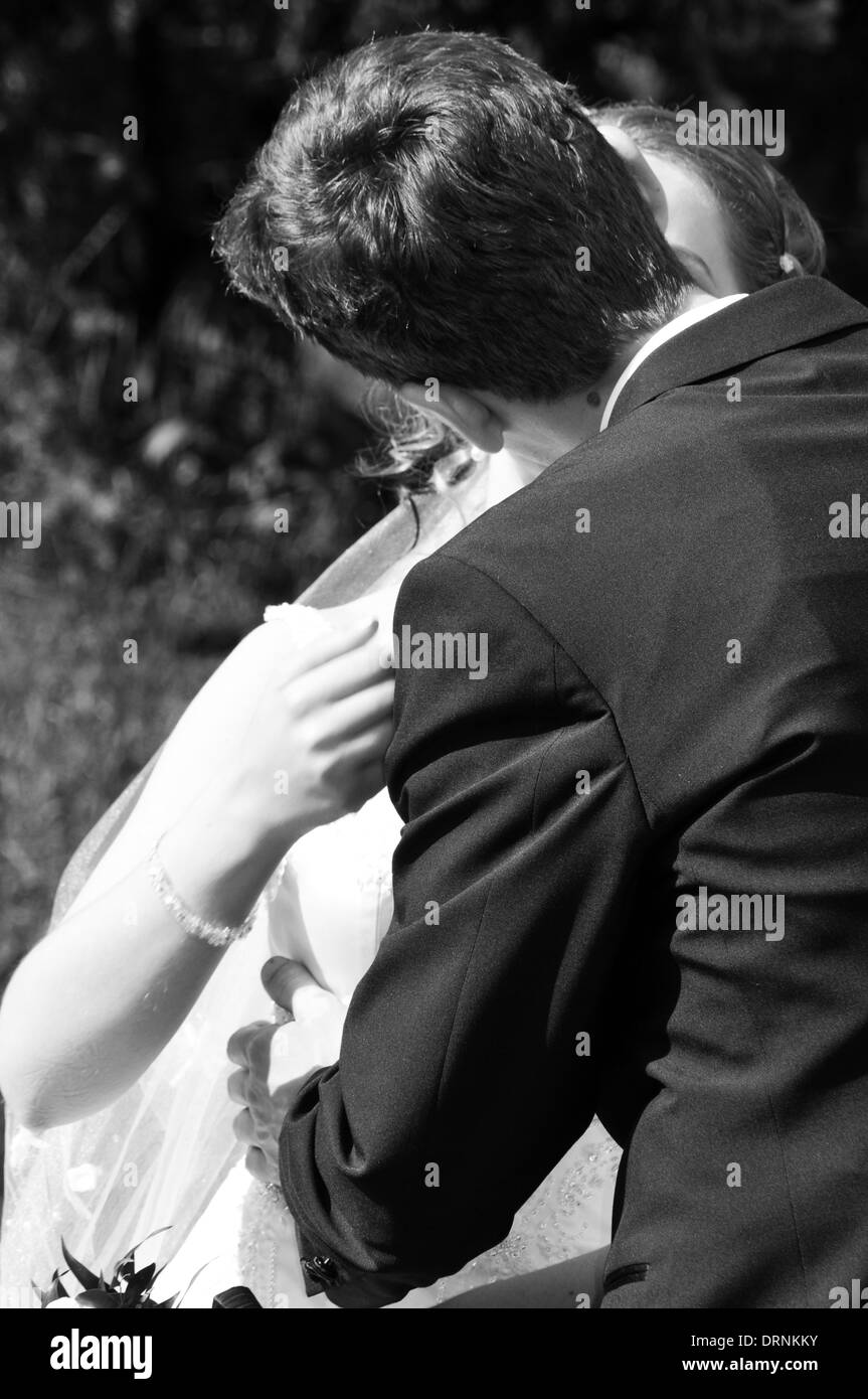 Wedding album bride and groom Stock Photo Alamy
