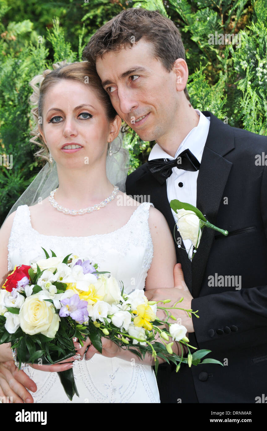 Wedding album bride and groom Stock Photo Alamy