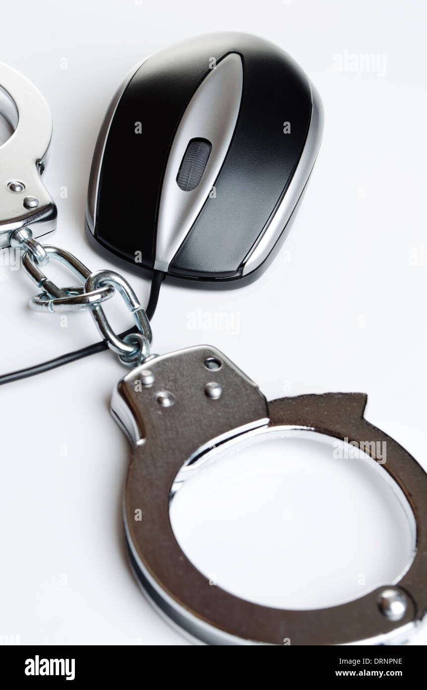 Cyber crime Stock Photo