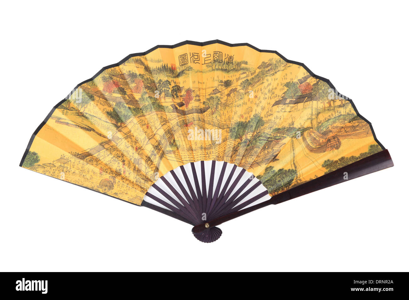 chinese foldingl fan Stock Photo