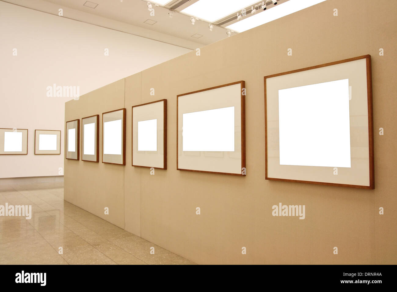 empty display frames Stock Photo