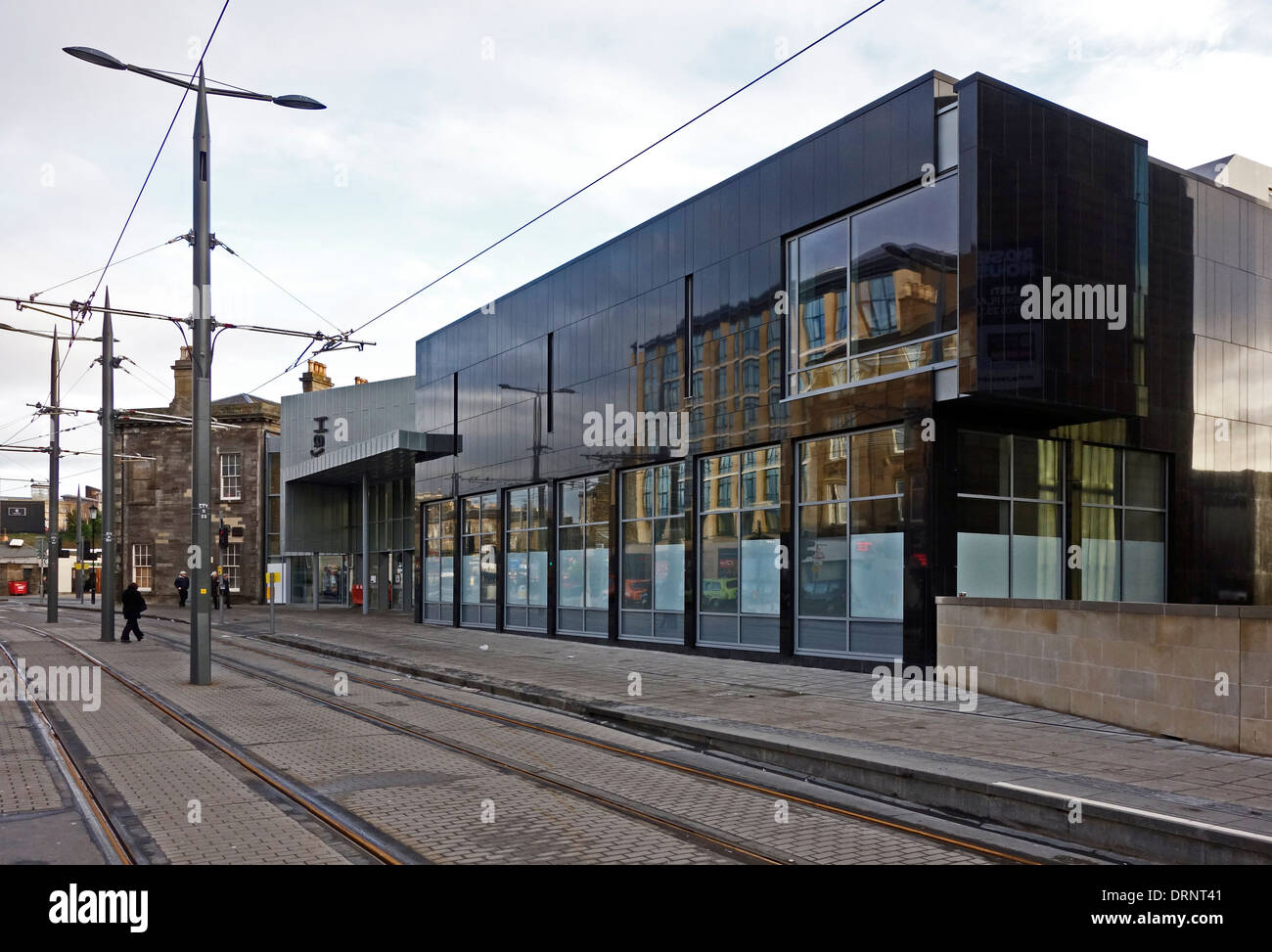 Newly completed extension to Network Rail owned Edinburgh Haymarket