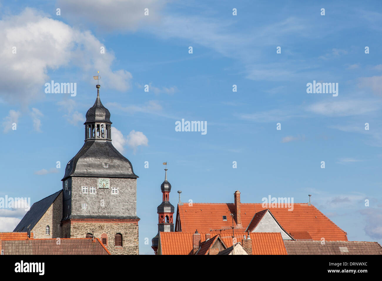 st mary's church, harzgerode, harz district, saxony-anhalt, germany Stock Photo